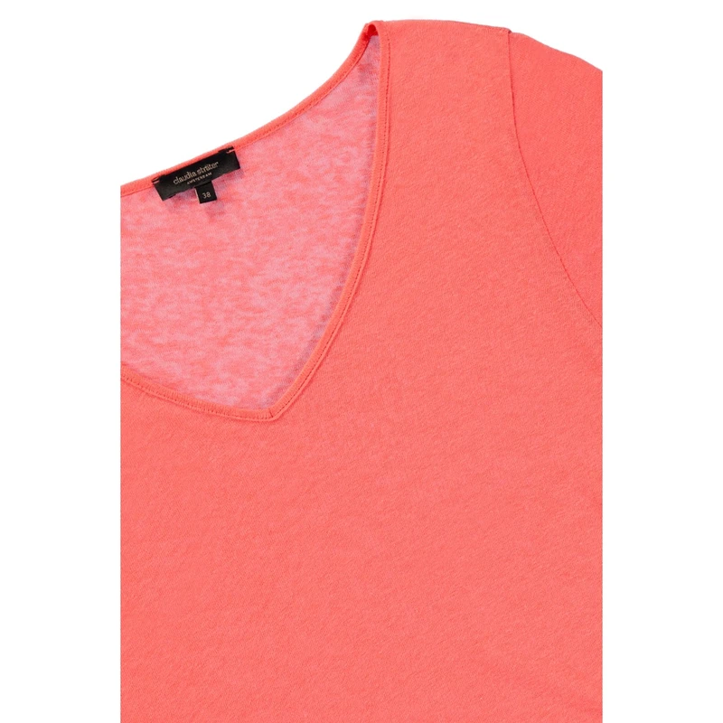 Dames T-shirt CS24-13518 Claudia Strater ROZE