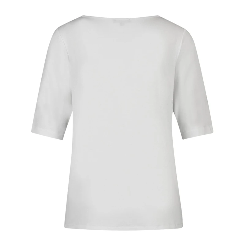 Dames T-shirt CS24-13565 Claudia Strater Wit