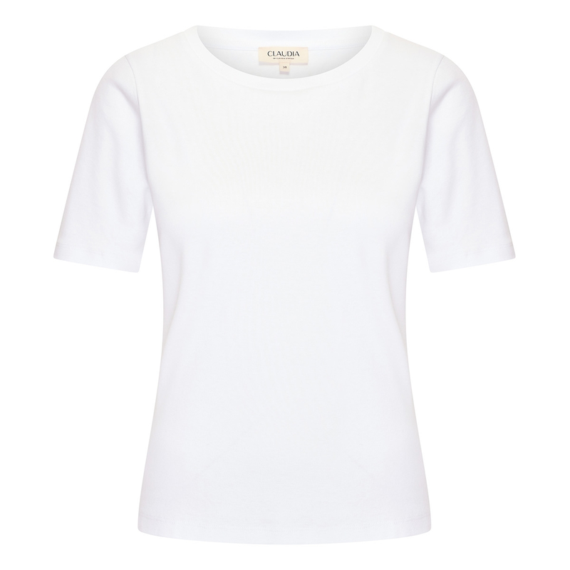 Dames T-shirt CS25-13513 Claudia by Claudia Strater Wit