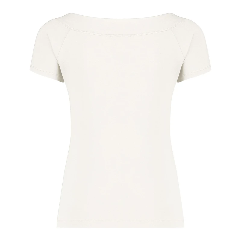 Dames T-shirt CS99-13503 Claudia Strater OFF-WHITE