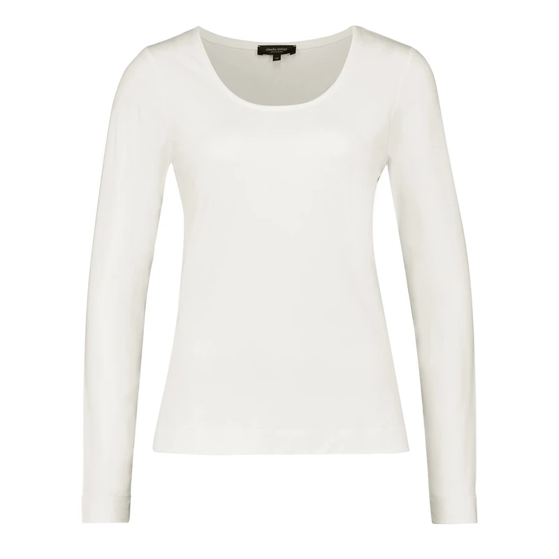 Dames T-shirt CS99-13505 Claudia Strater OFF-WHITE