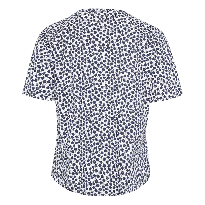 Dames T-shirt Curlia Part Two BLAUW DESSIN