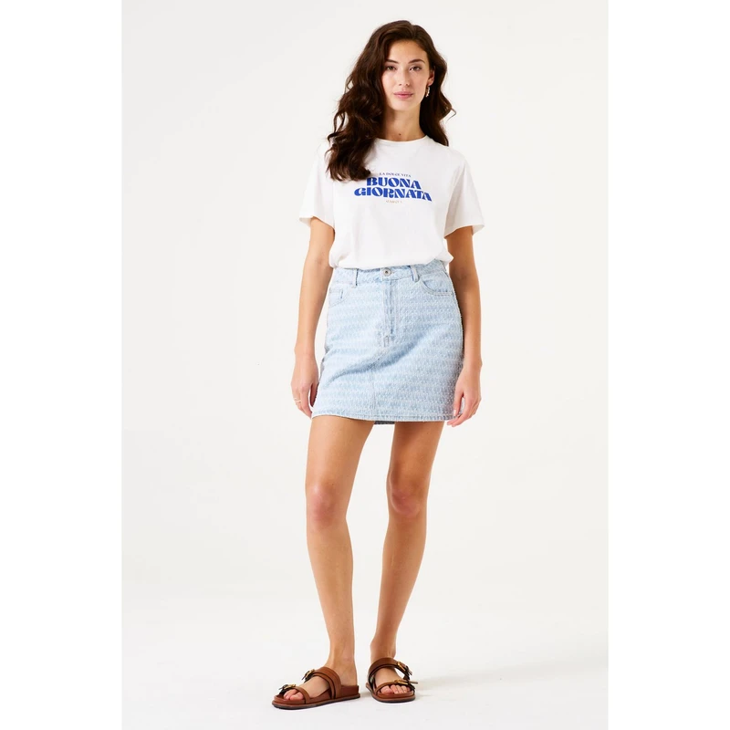 Dames T-shirt D50011 Garcia OFF-WHITE