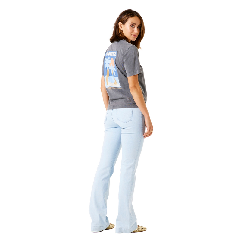 Dames T-shirt E50206 Garcia ANTRACIET