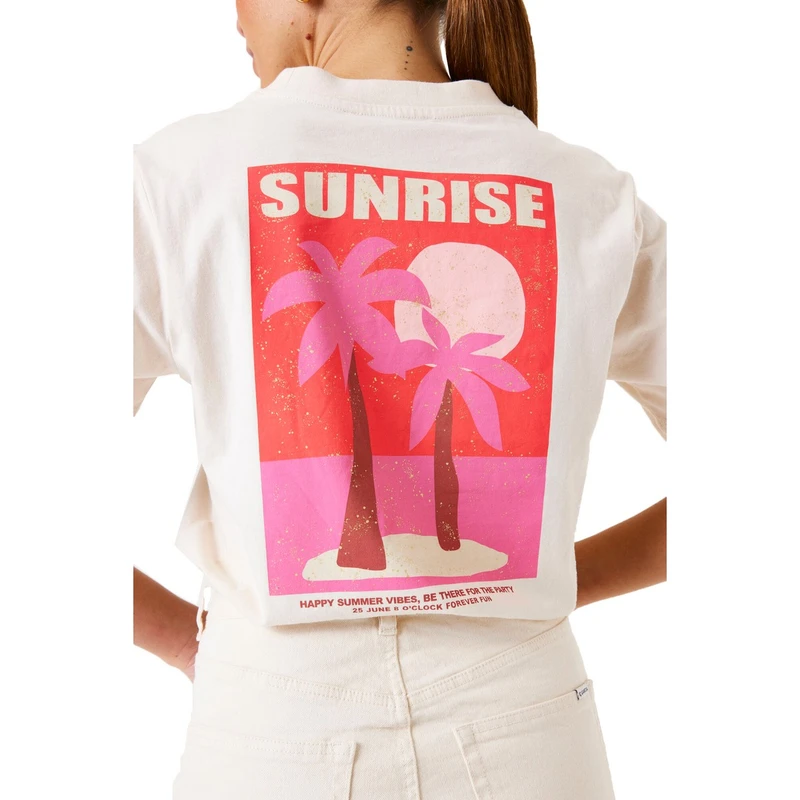 Dames T-shirt E50206 Garcia Wit