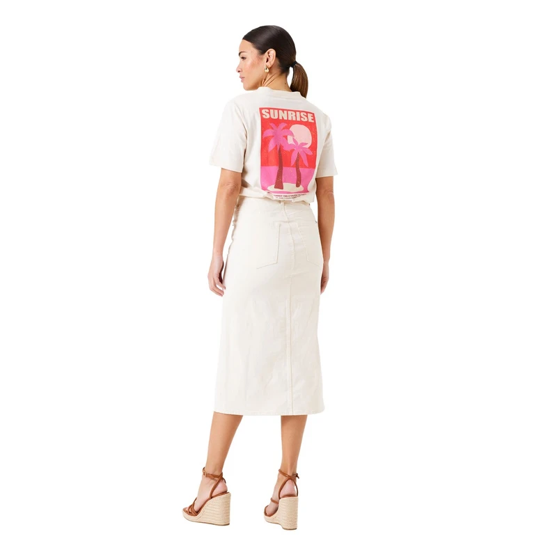 Dames T-shirt E50206 Garcia Wit