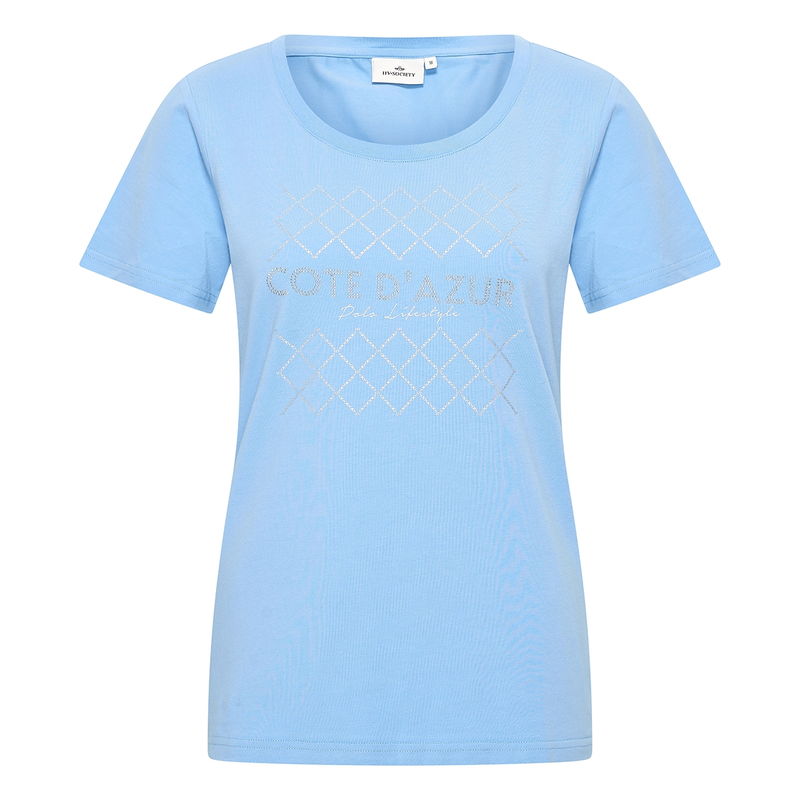 Dames T-shirt Evelien HV Society AQUA