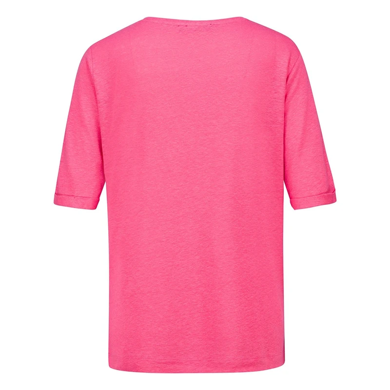 Dames T-shirt EX23-13017 Expresso FUCHSIA