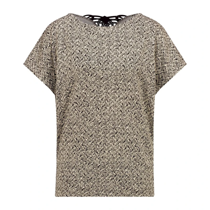 Dames T-shirt EX23-13033 Expresso ZWART