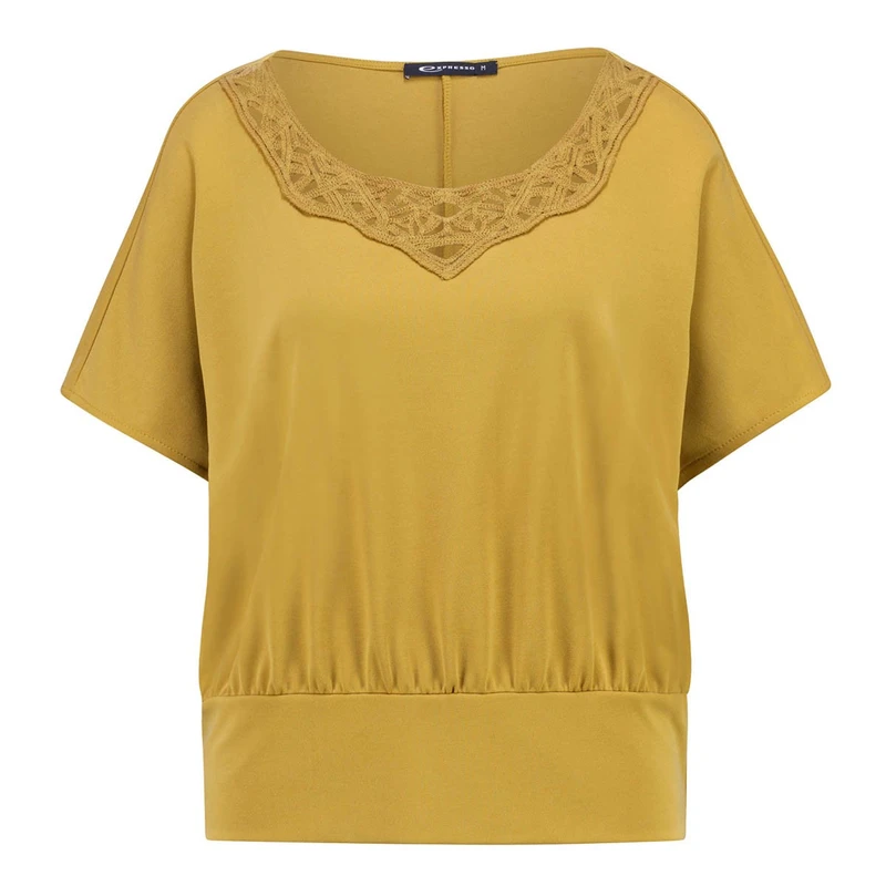 Dames T-shirt EX23-13042 Expresso OLIJF