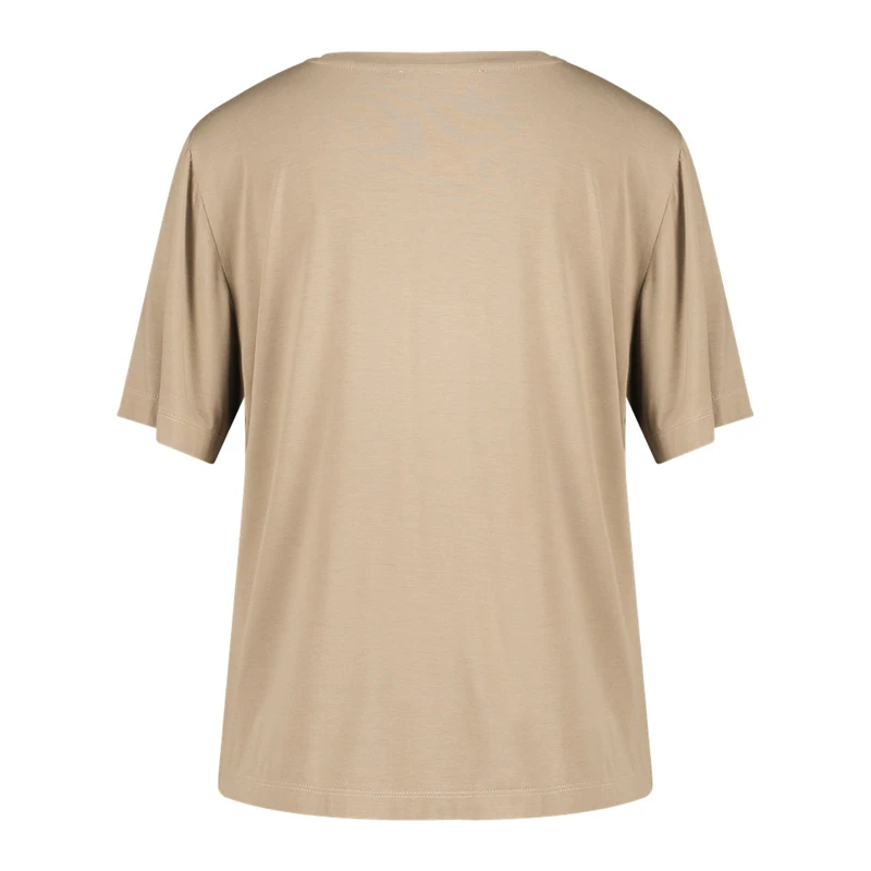 Dames T-shirt EX23-13107 Expresso TAUPE