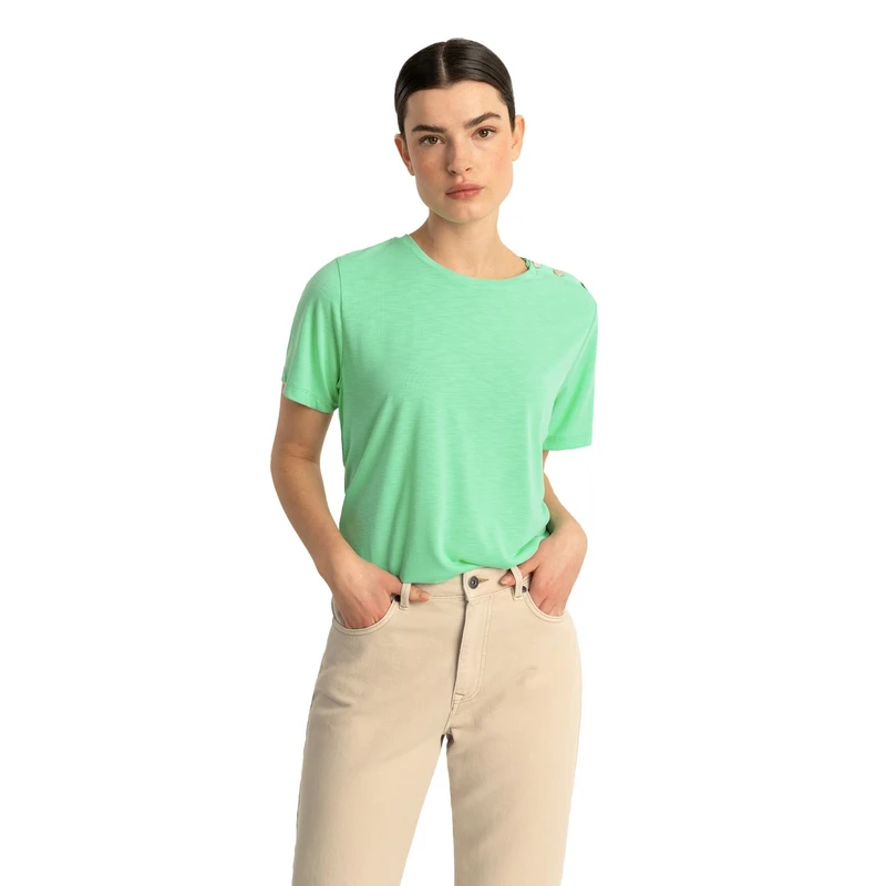 Dames T-shirt EX24-13002 Expresso MINT