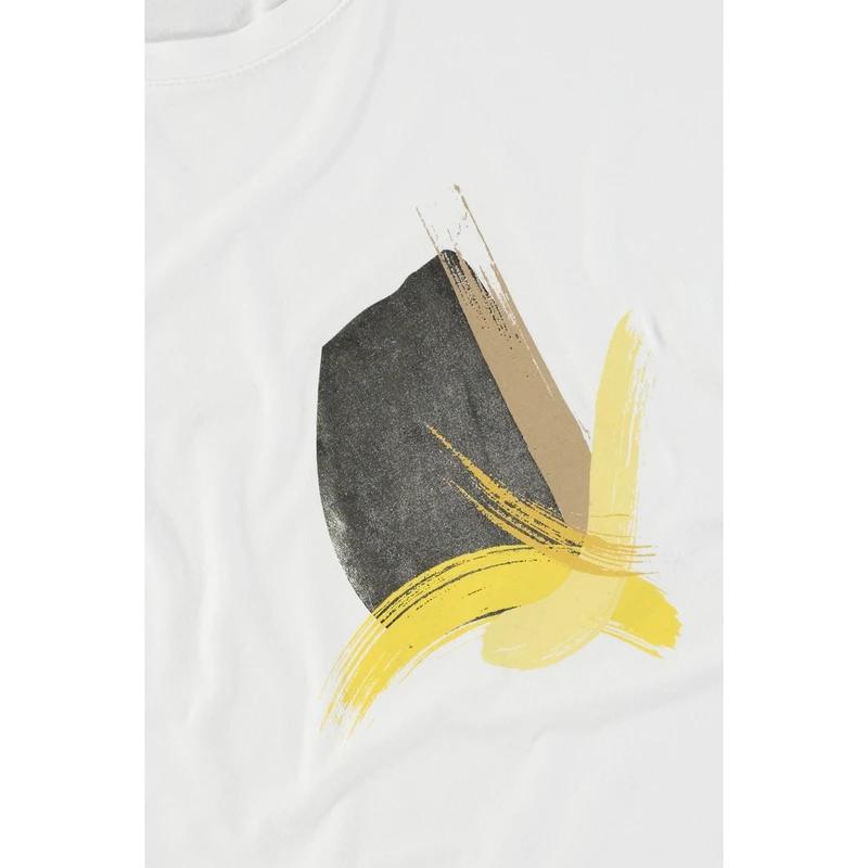 Dames T-shirt EX24-13038 Expresso Wit