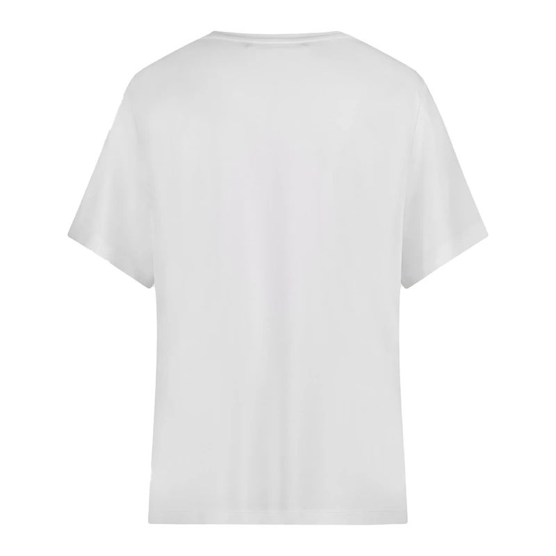 Dames T-shirt EX24-13052 Expresso Wit