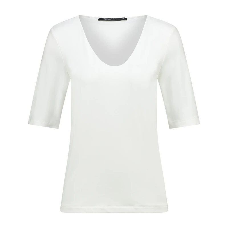Dames T-shirt EX99-13003 Expresso OFF-WHITE