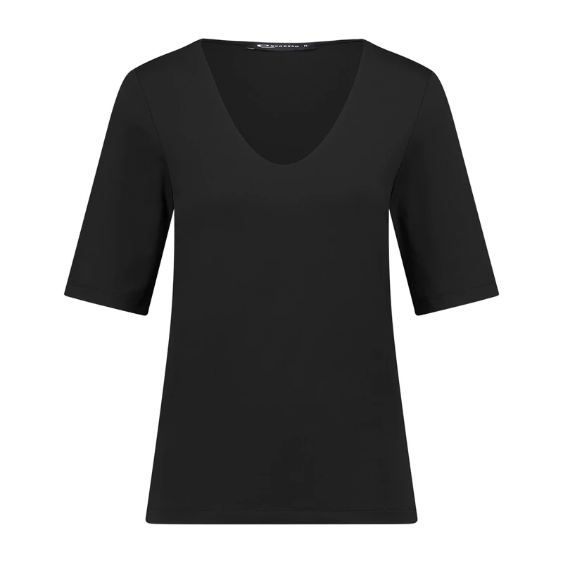 Dames T-shirt EX99-13003 Expresso ZWART