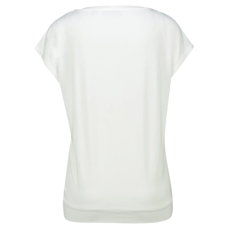 Dames T-shirt Glenda top letterprt Gardeur Collectie OFF-WHITE