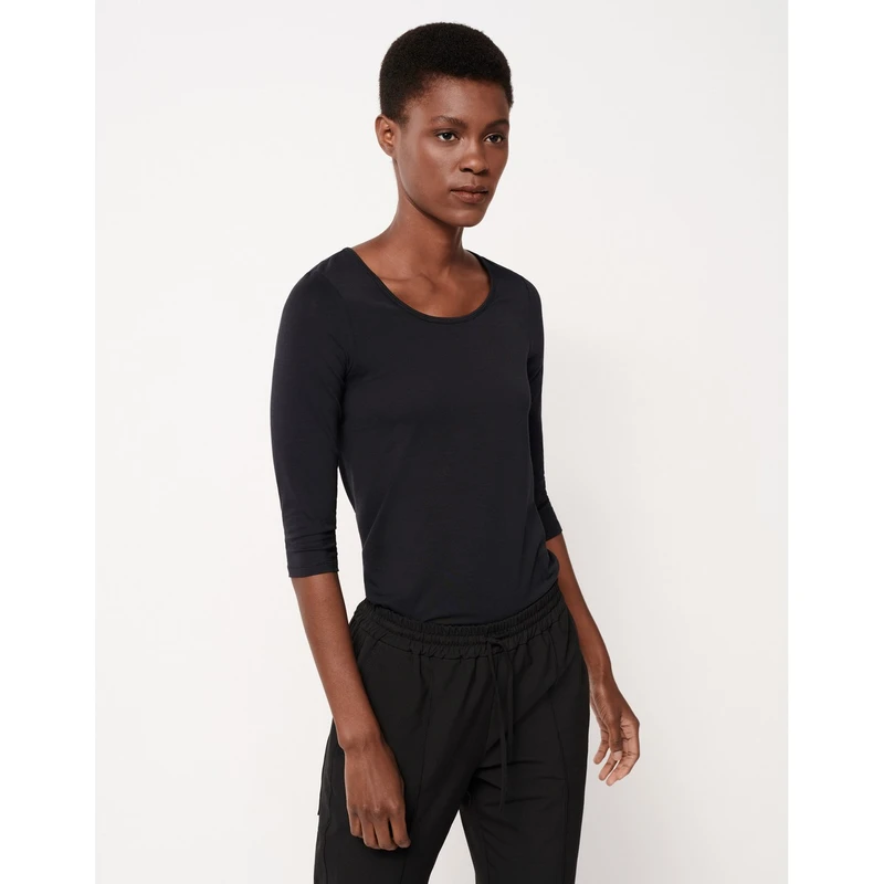 Dames T-shirt Kain Someday ZWART