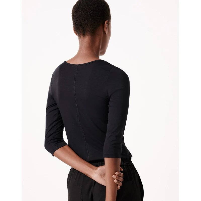 Dames T-shirt Kain Someday ZWART