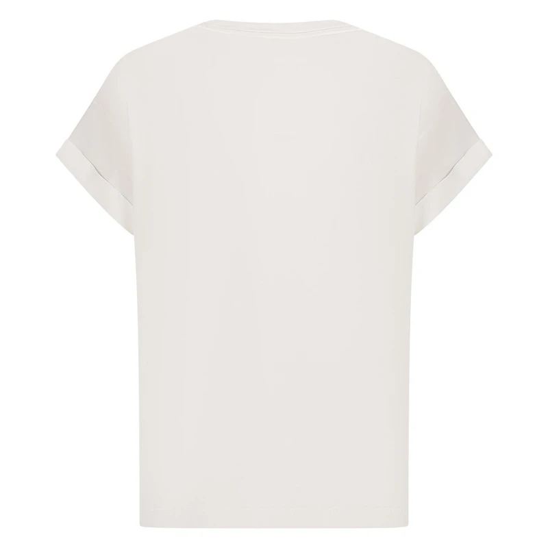 Dames T-shirt Meike Nukus OFF-WHITE