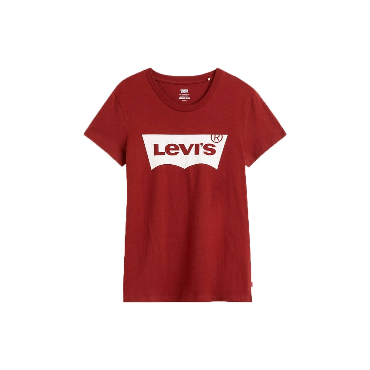 Levi's dames t-shirt met logo print | Uffelen Mode