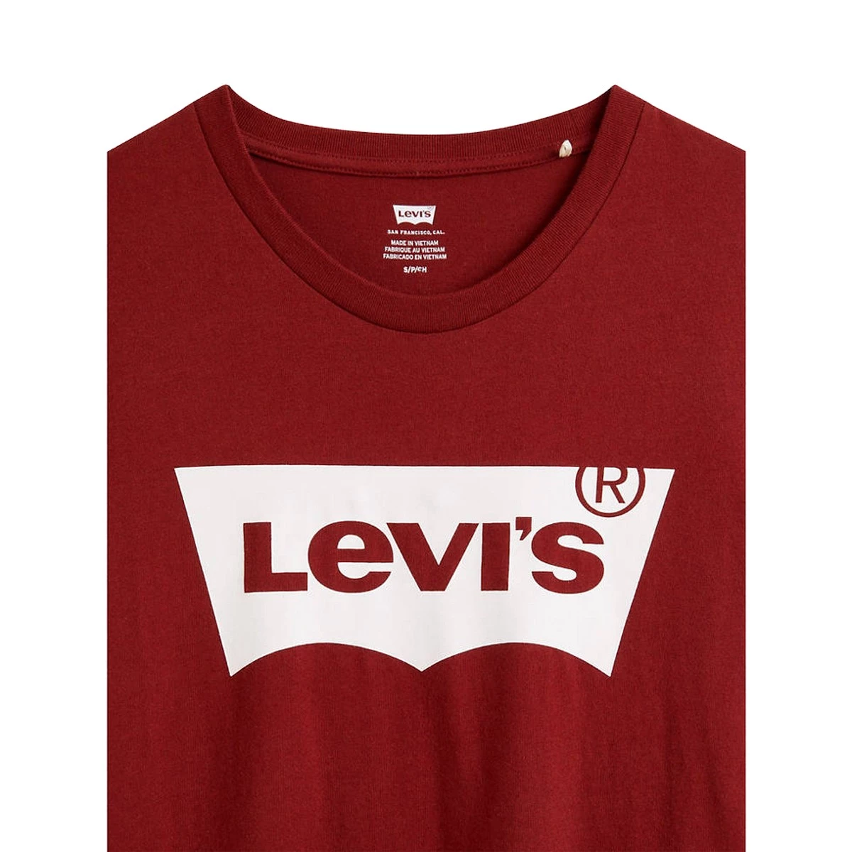 Levi's dames t-shirt met logo print | Uffelen Mode