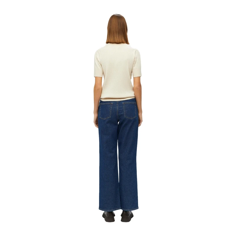 Dames T-shirt OBJNOELLE Object ZAND