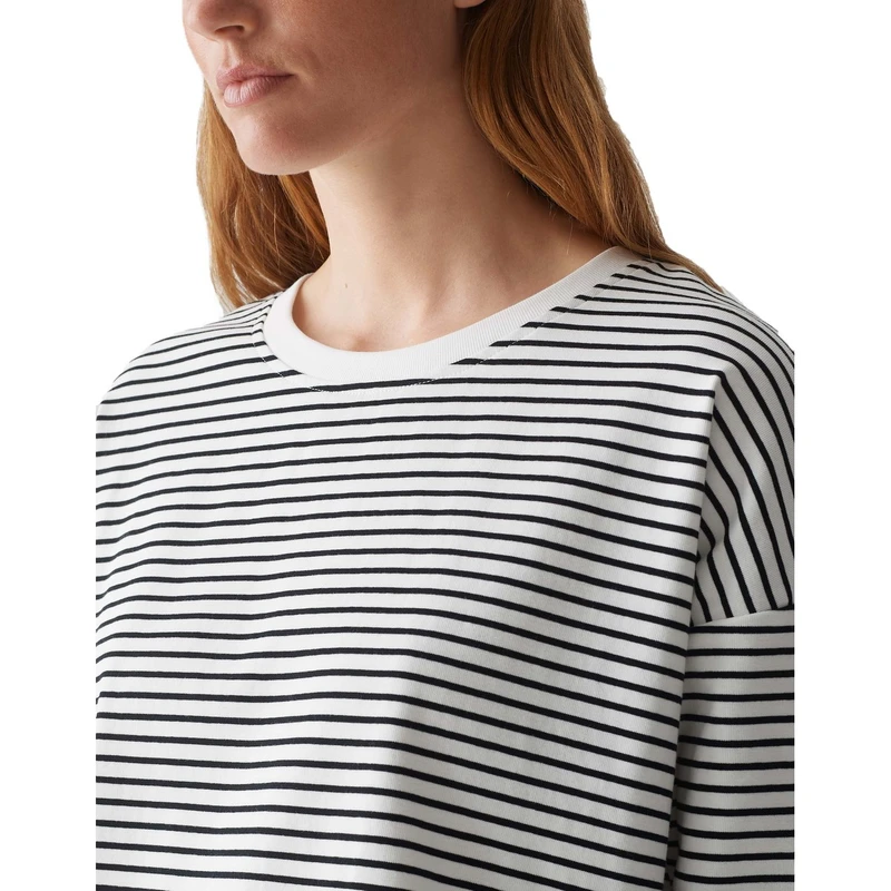 Dames T-shirt Seifen preppy Opus KOBALT