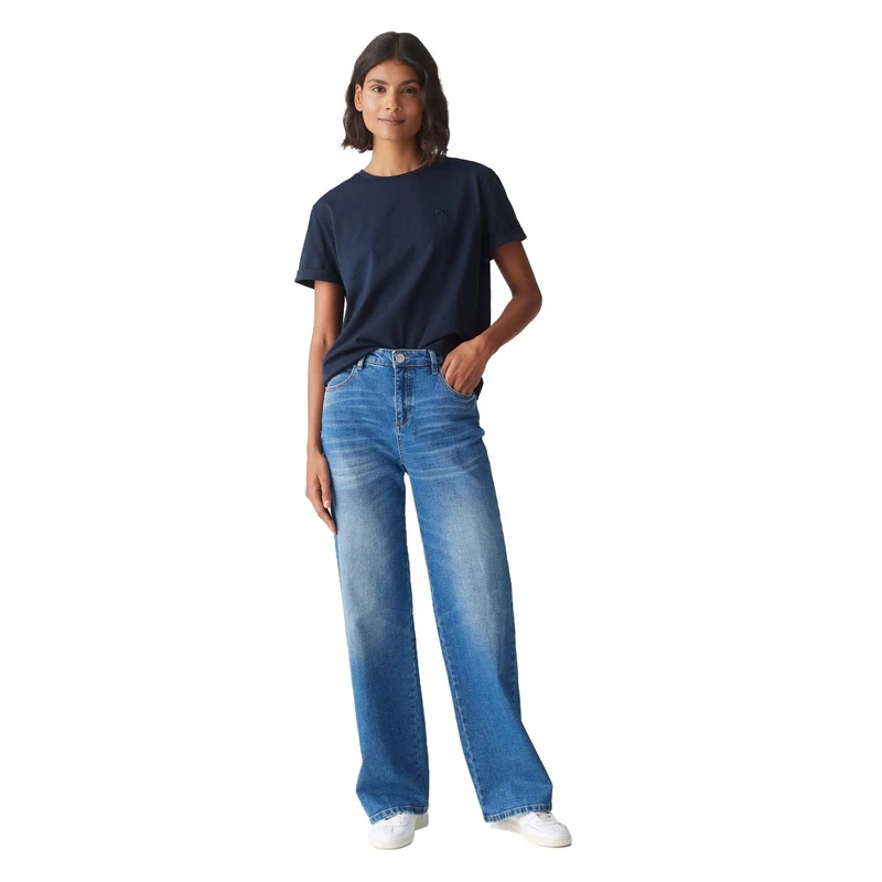 Dames T-shirt Serox Opus KOBALT