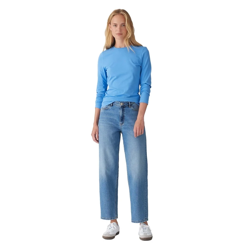 Dames T-shirt Smilla Opus BLEU