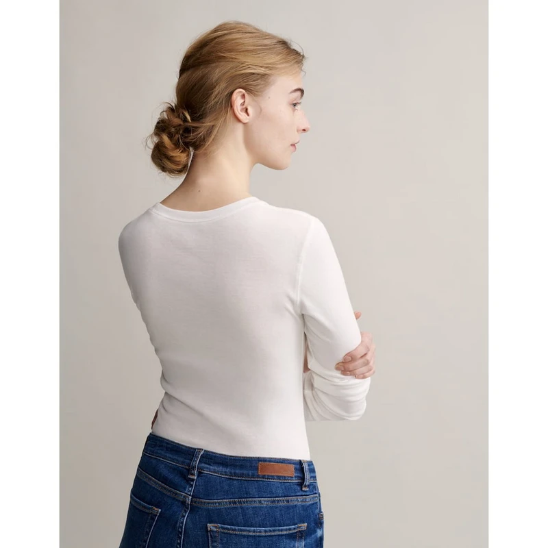 Dames T-shirt Sorana Opus OFF-WHITE