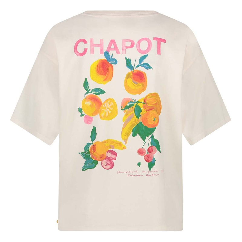 Dames T-shirt Steve Fabienne Chapot OFF-WHITE