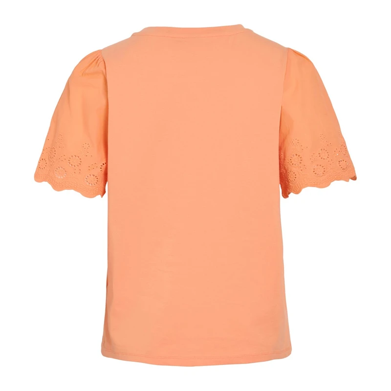 Dames T-shirt VICELIANA Vila ORANJE