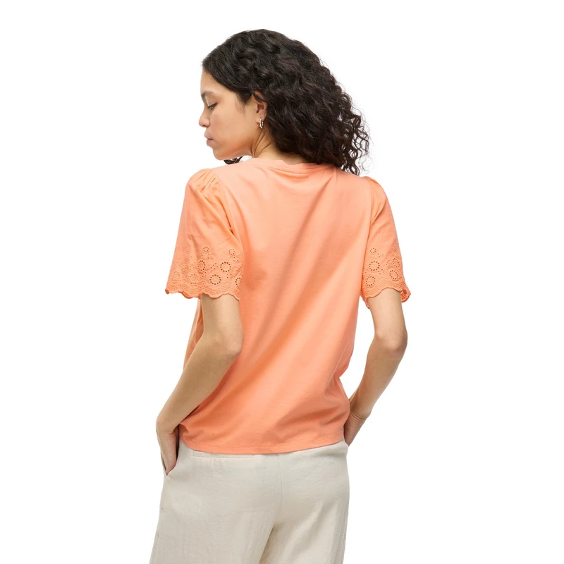 Dames T-shirt VICELIANA Vila ORANJE