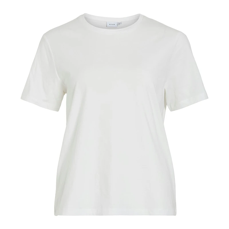 Dames T-shirt VIHIVA Vila BLAUW DESSIN
