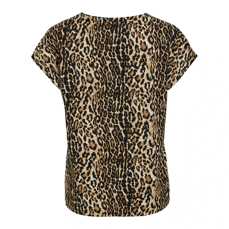 Dames T-shirt VILAYA Vila ZWART DESSIN