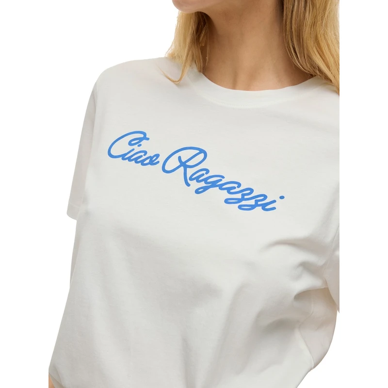 Dames T-shirt VISYBIL Vila WIT DESSIN