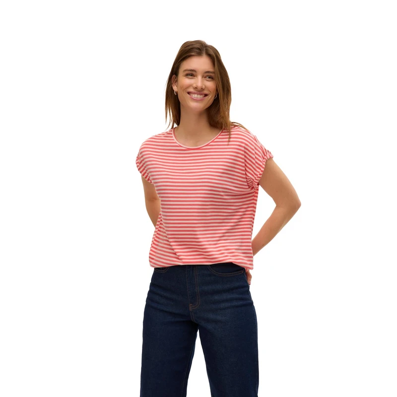 Dames T-shirt VMAVA Vero Moda ROZE