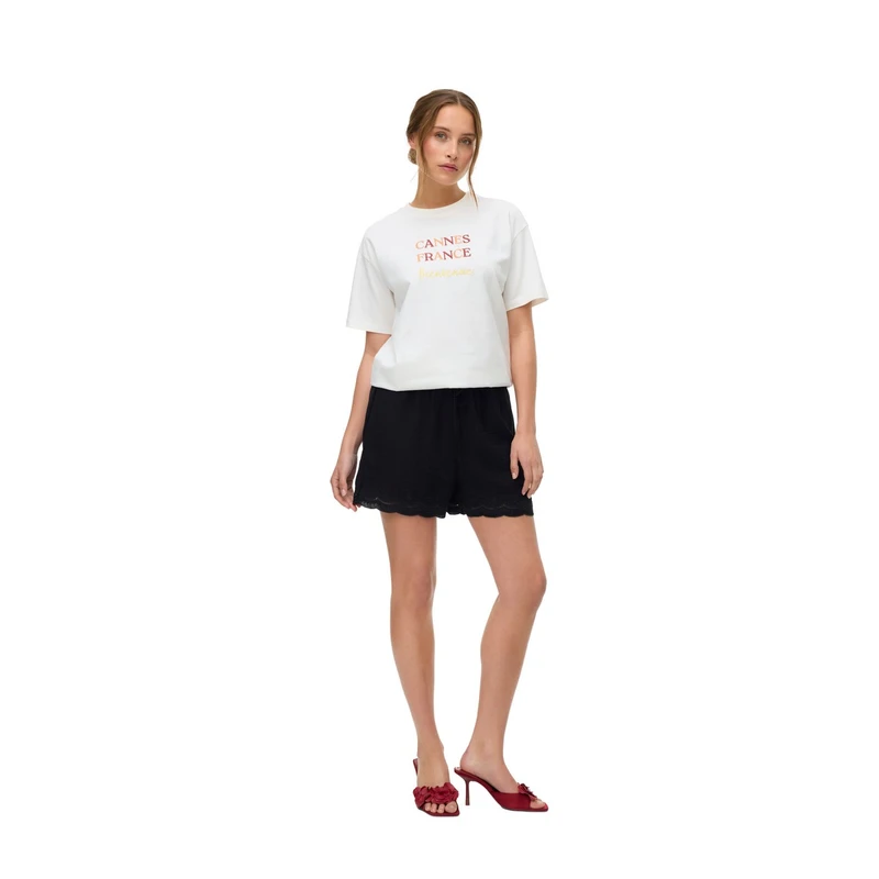Dames T-shirt VMSARA Vero Moda BLEU