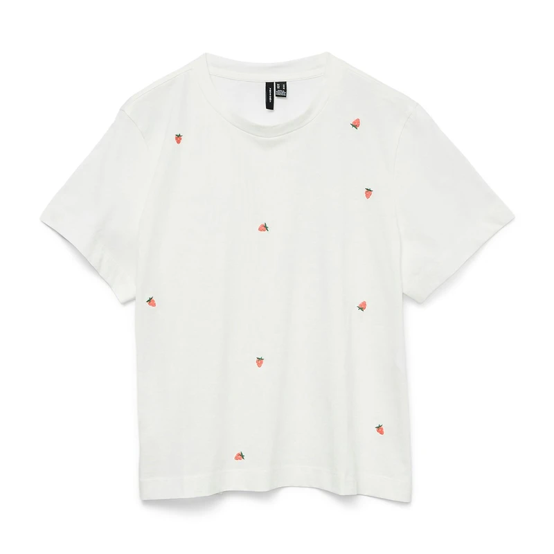 Dames T-shirt VMSOLVEI Vero Moda BLEU