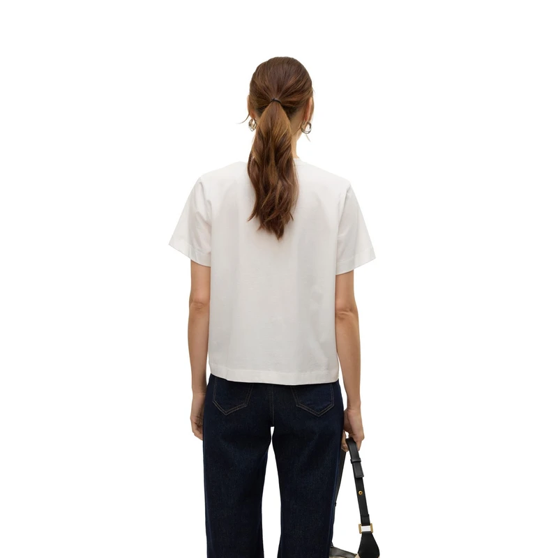 Dames T-shirt VMSOLVEI Vero Moda BLEU