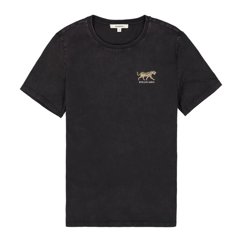 Dames T-shirt Z0012 Garcia ZWART