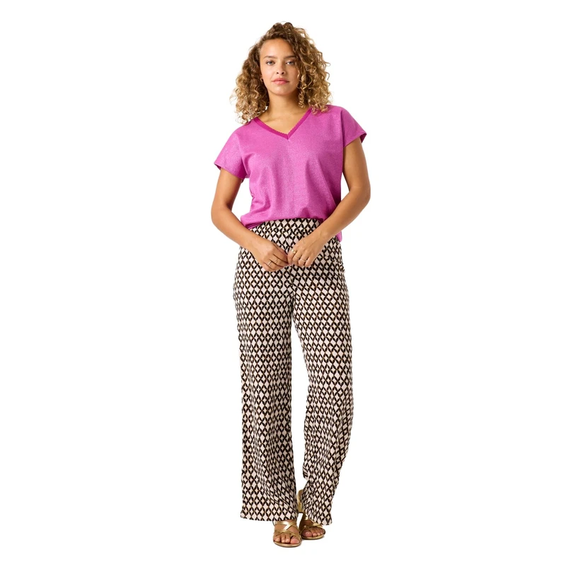 Dames T-shirt Z0016 Garcia MAUVE