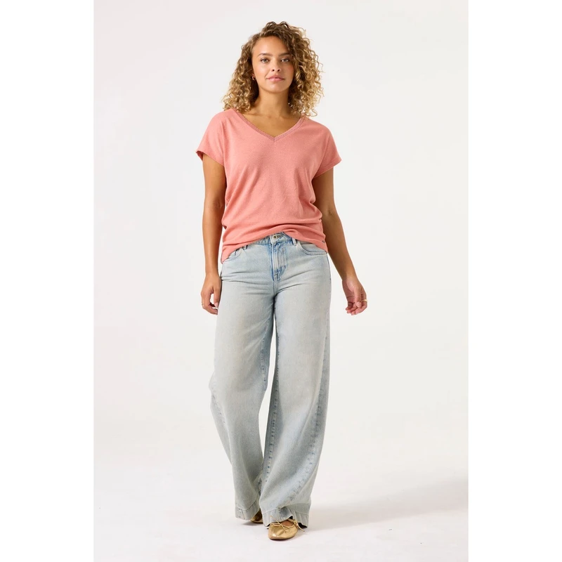 Dames T-shirt Z0016 Garcia PEACH