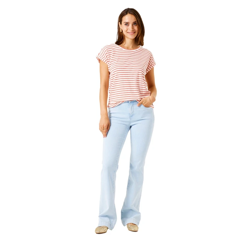 Dames T-shirt Z0021 Garcia ROOD