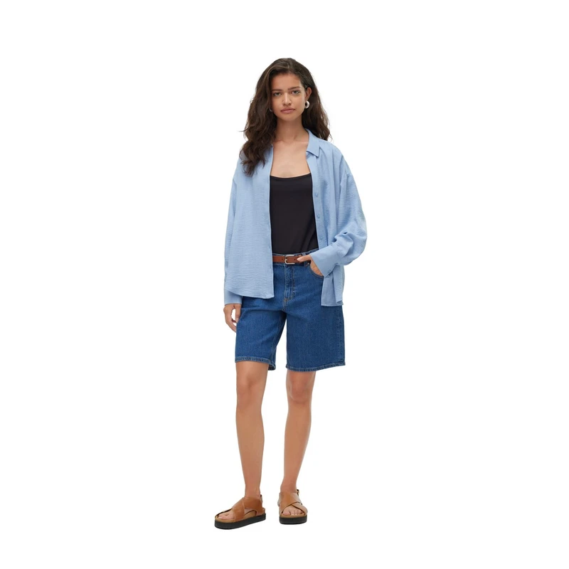 Dames Top 10316389 Vero Moda BLEU