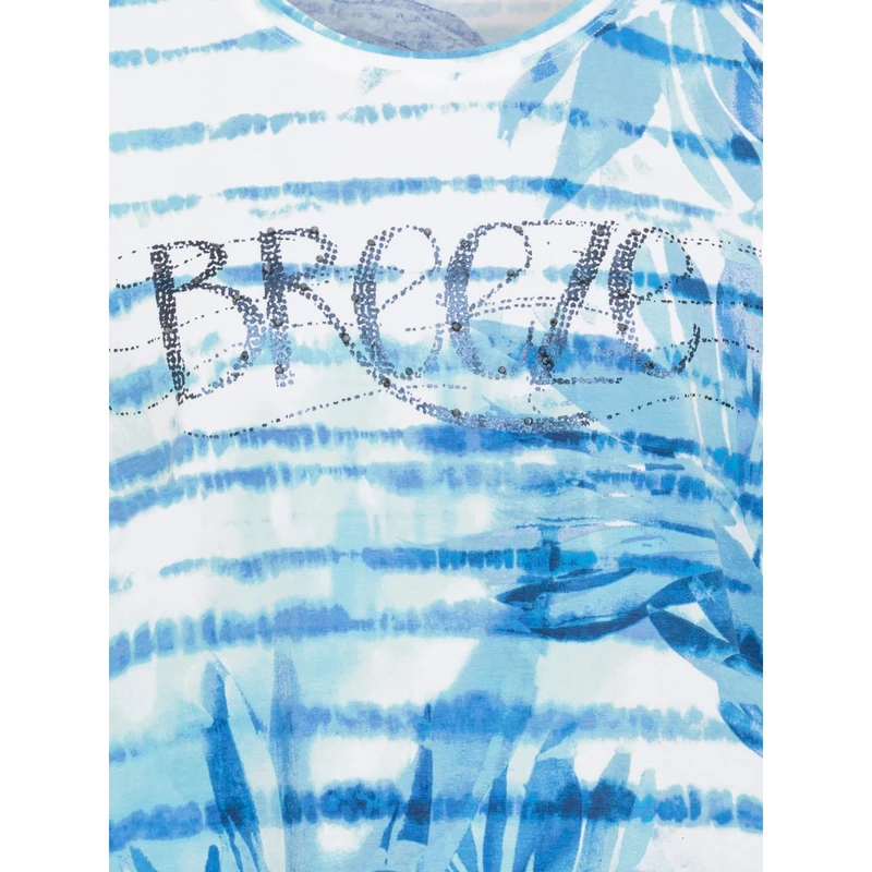 Dames Top 11105036 Olsen MIDDEN BLAUW