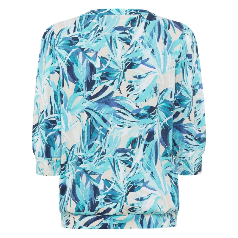 Dames Top 11105044 Olsen AQUA