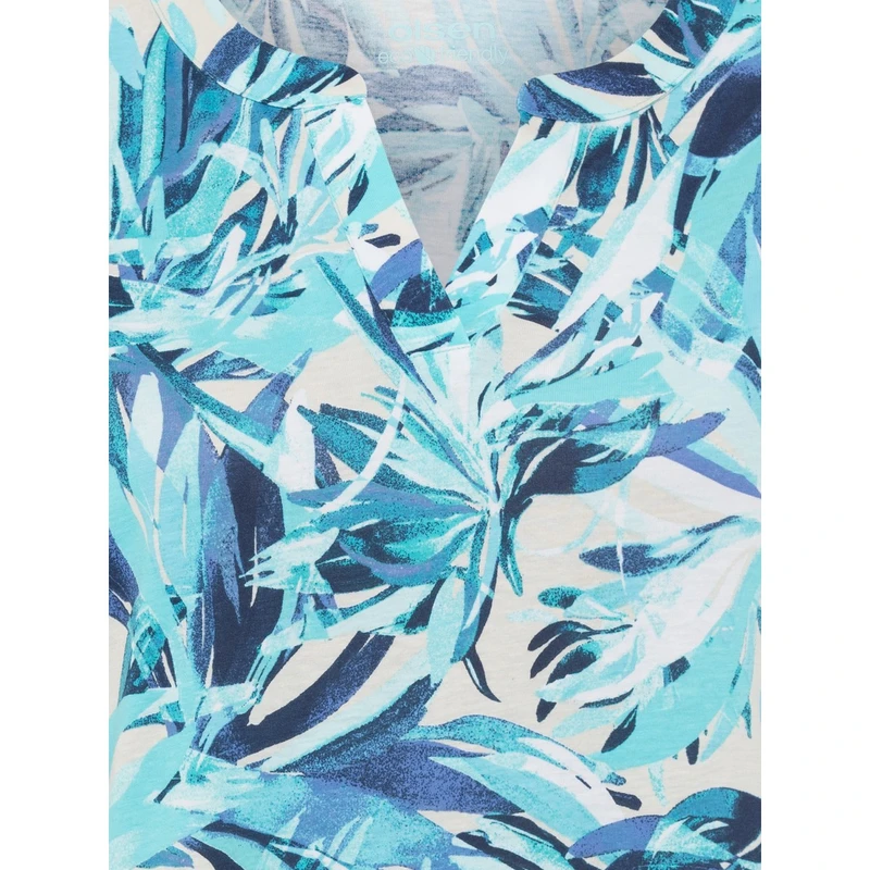 Dames Top 11105044 Olsen AQUA