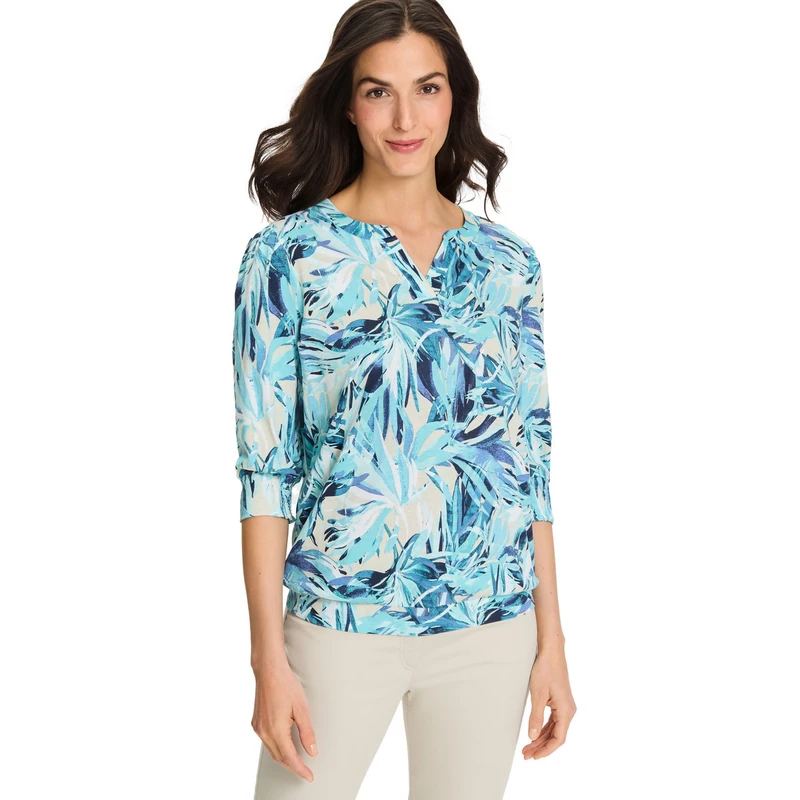 Dames Top 11105044 Olsen AQUA